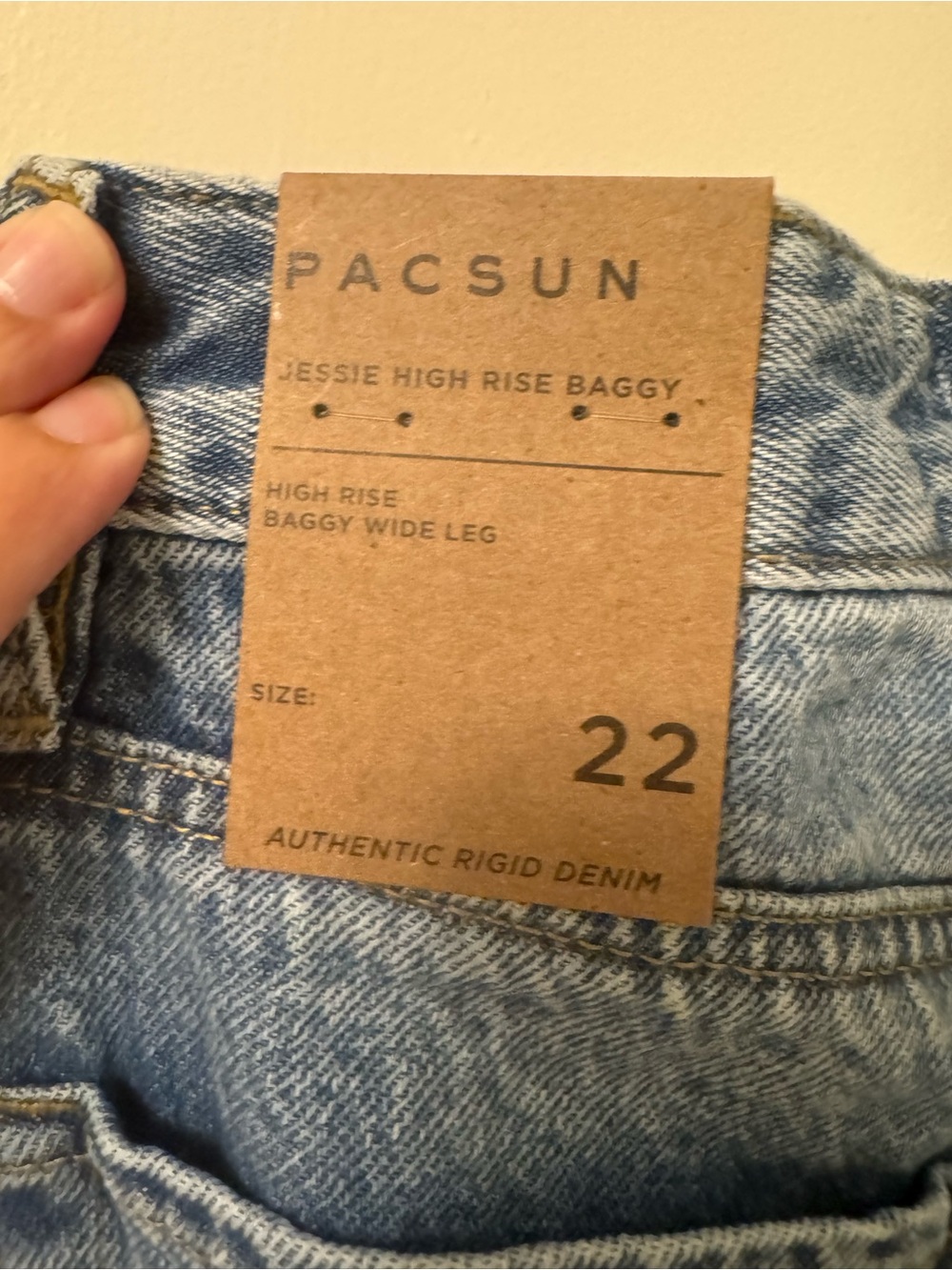 NWT: Size 22. pacSun Jessie High Rise Baggy jeans - Picture 6 of 6
